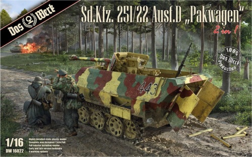 Sd.Kfz. 251/22 Pakwagen 1:16 Das Werk 16022