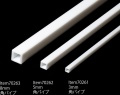 Zdjęcie dodatkowe produktu Pręt plastikowy kwadratowy bok zew.3mm dł. 40cm (5szt) Tamiya 70261