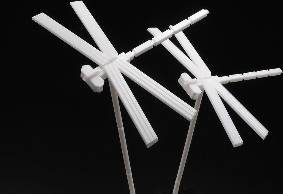 Zdjęcie dodatkowe produktu Pręt plastikowy kwadratowy bok zew.3mm dł. 40cm (5szt) Tamiya 70261