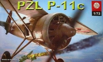 Zdjęcie główne produktu PZL P-11c Polski myśliwiec z okresu II wojny światowej 1:72 Plastyk 043