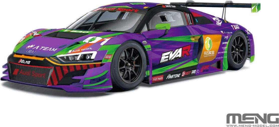 Zdjęcie dodatkowe produktu Audi R8 LM EVA RT Test Type-01 TSRT 1:24 Meng CS008