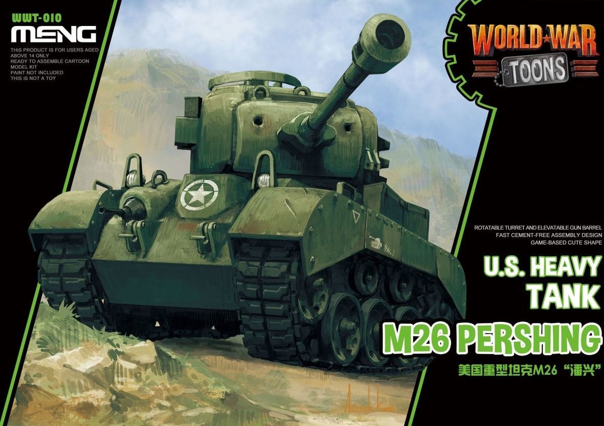 Zdjęcie główne produktu World War Toons M26 Pershing US Heavy Tank Meng WWT010
