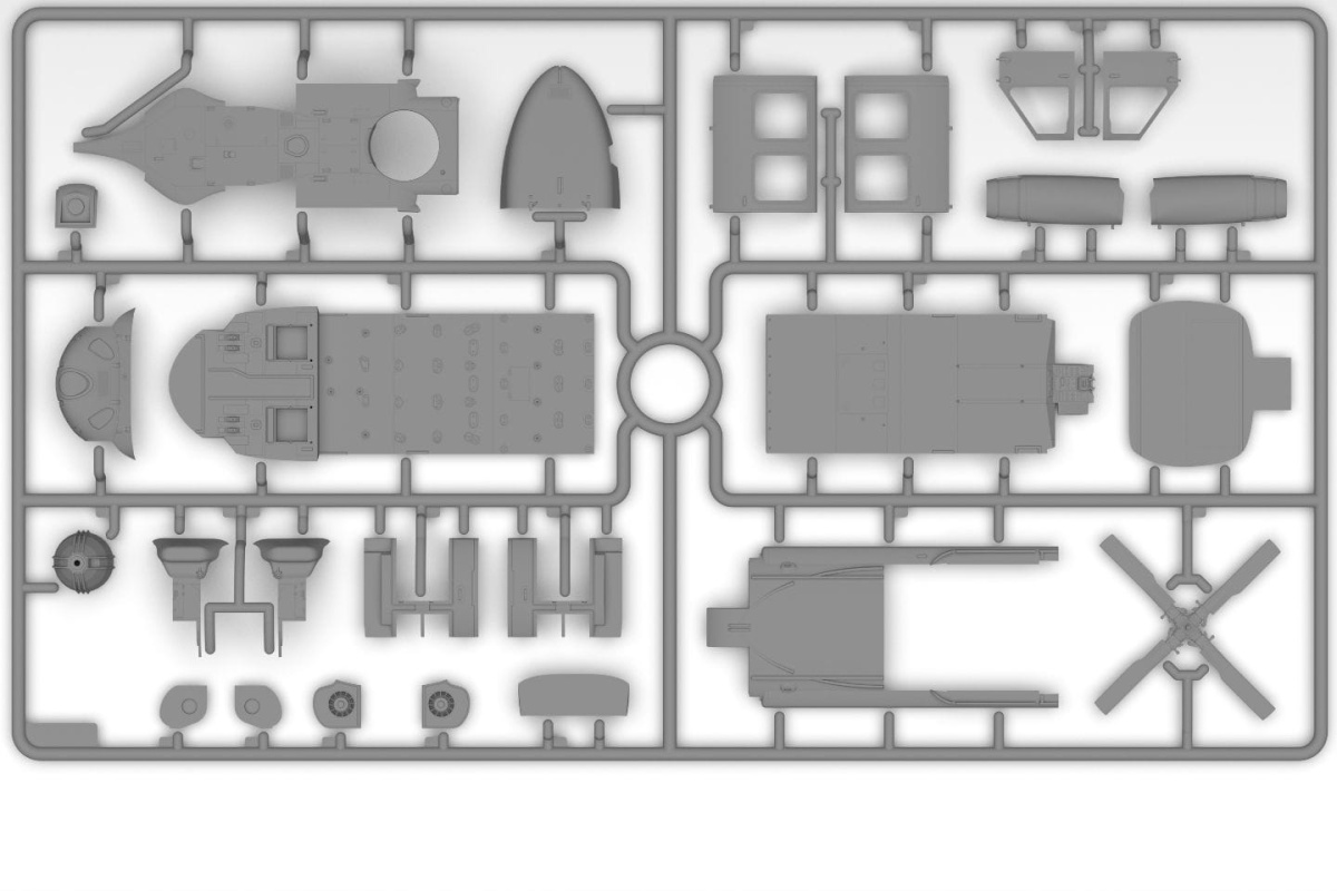 Zdjęcie dodatkowe produktu MH-60L Black Hawk 1:48 ICM 48360