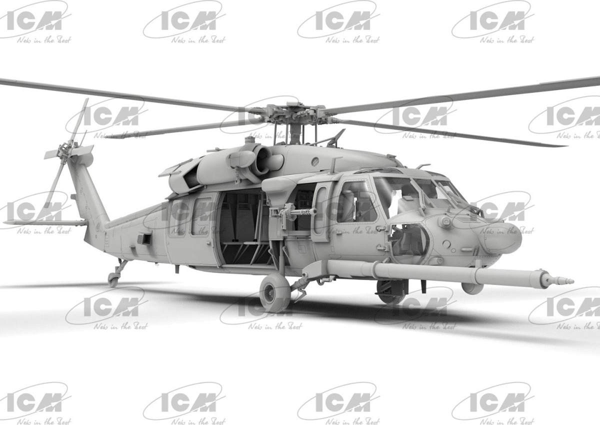 Zdjęcie dodatkowe produktu MH-60L Black Hawk 1:48 ICM 48360