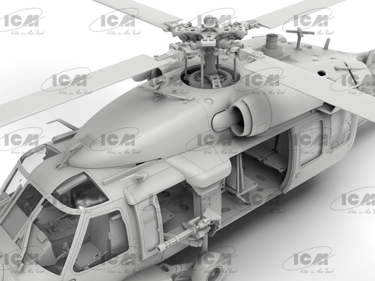Zdjęcie dodatkowe produktu MH-60L Black Hawk 1:48 ICM 48360