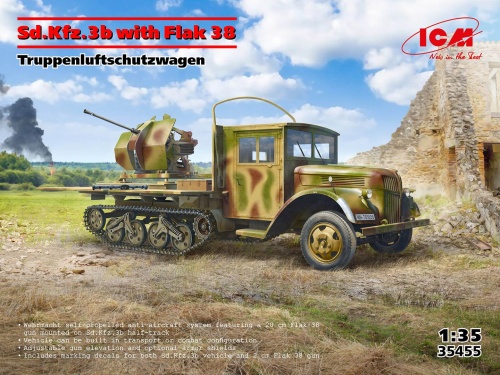 Sd.Kfz.3b with Flak 38 1:35 ICM 35455