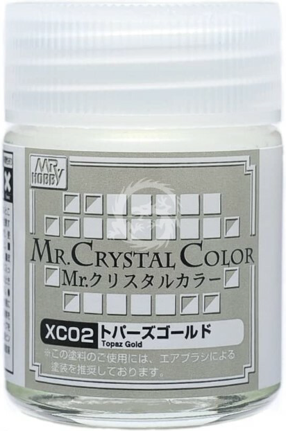 Zdjęcie główne produktu Mr. Crystal Color XC02 Topaz Gold Mr. Hobby XC-02 farba 18ml