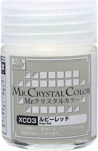 Mr. Crystal Color XC03 Ruby Red Mr. Hobby XC-03 paint 18ml