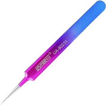 Colorful Tweezers Straight U-Star Tweezers 90231