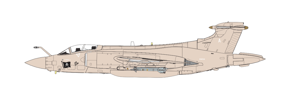 Zdjęcie dodatkowe produktu Blackburn Buccaneer S.2B Gulf War 1:72 Airfix A06022A