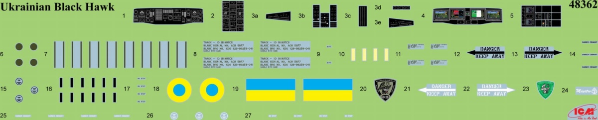 Zdjęcie dodatkowe produktu UH-60A Black Hawk 1:48 ICM 48362