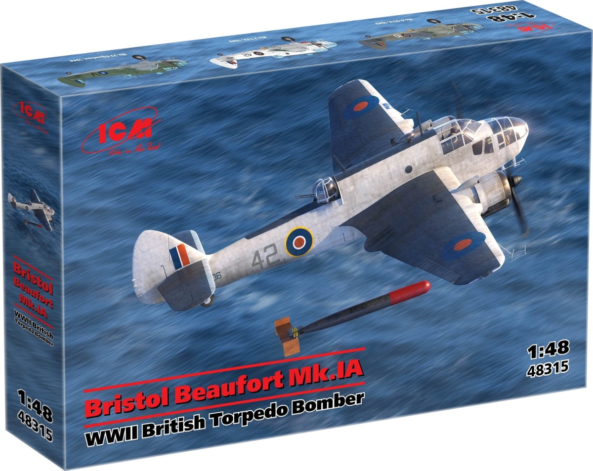 Zdjęcie dodatkowe produktu Bristol Beaufort Mk.IA 1:48 ICM 48315