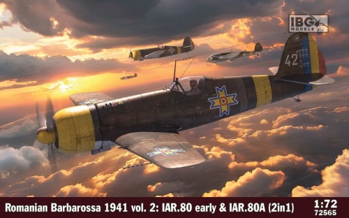 Romanian Barbarossa 1941 Vol.2 IAR.80 Early and IAR.80A 1:72 IBG 72565