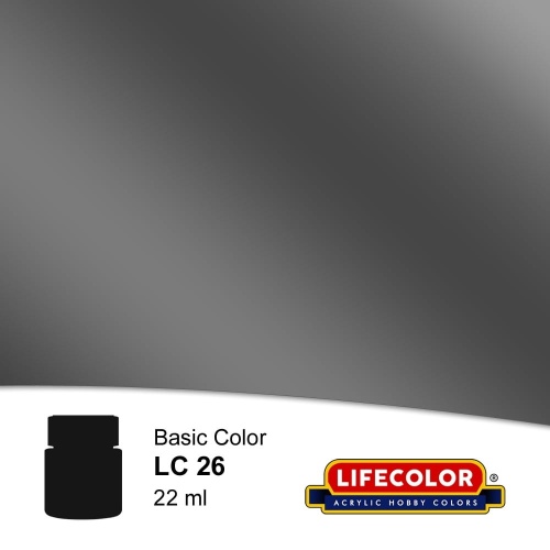 Matt Gun Metal FS37200 paint 22ml Lifecolor LC26