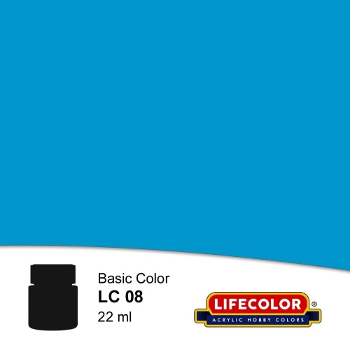 Matt Pale Blue FS35182 paint 22ml Lifecolor LC08