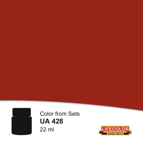 Russet Brown paint 22ml Lifecolor UA428