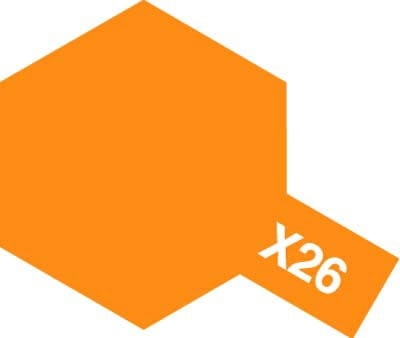 Tamiya 81526 X-26 Clear orange 10ml Mini Acrylic X26 Paint