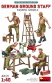 Zdjęcie główne produktu Niemiecki Personel Naziemny z Akcesoriami. Afryka Północna 1:48 MiniArt 49020