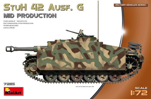 StuH 42 Ausf. G Mid Production 1:72 MiniArt 72115