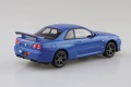 Zdjęcie dodatkowe produktu Nissan Skyline R34 GT-R Bayside Blue SNAP KIT 1:32 Aoshima 062500