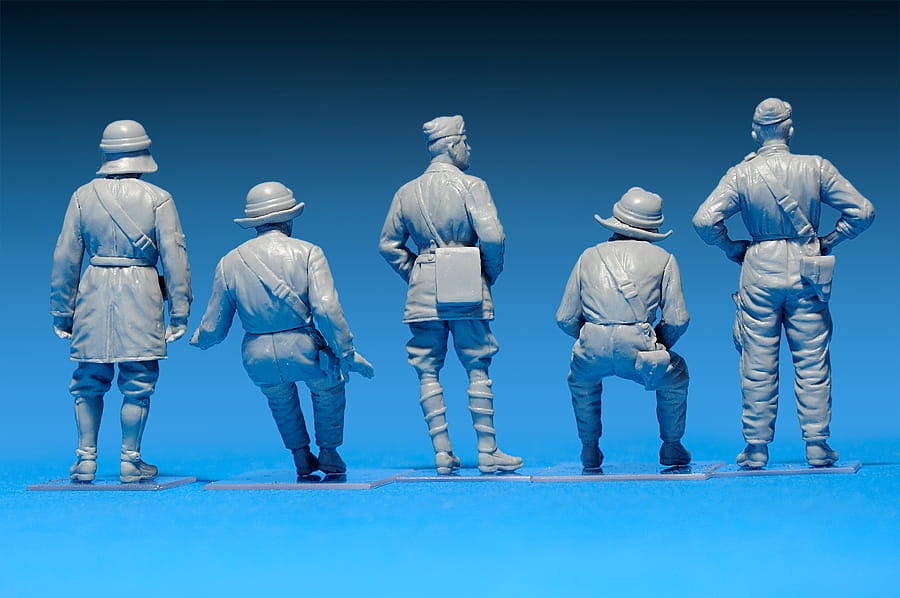 Zdjęcie dodatkowe produktu Italian Tank Crew. Resin Heads 1:35 MiniArt 35500