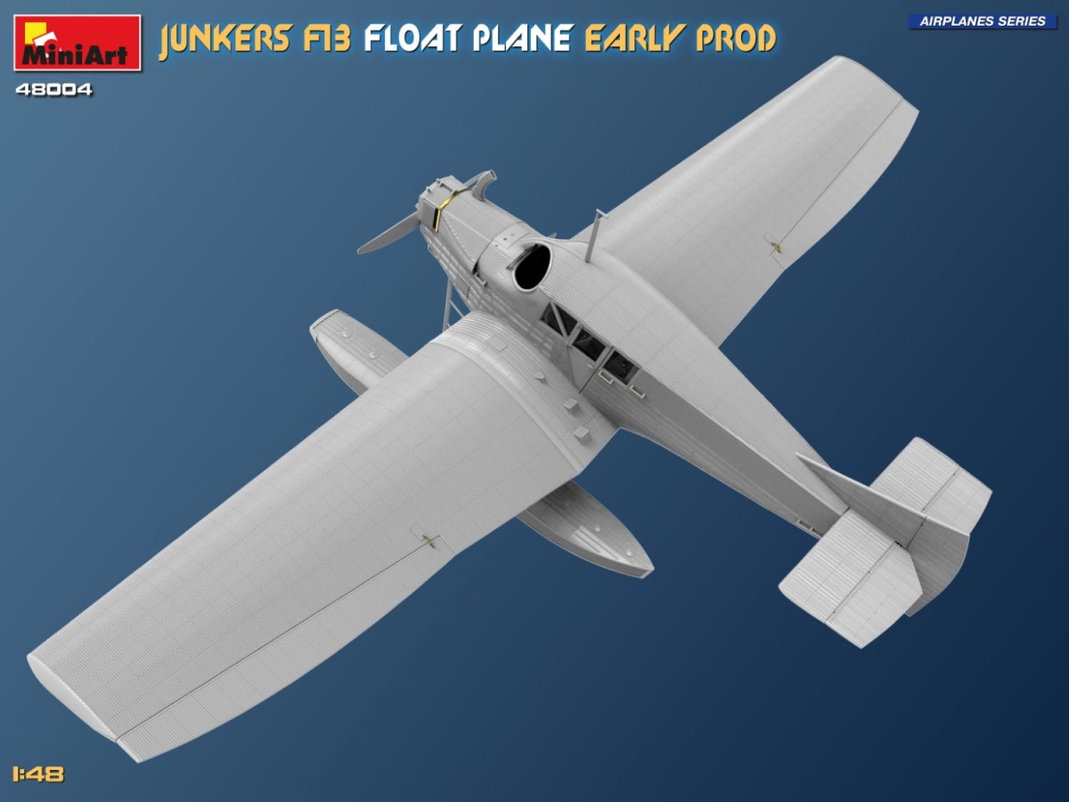 Zdjęcie dodatkowe produktu Junkers F13 Float Plane. Early Prod 1:48 MiniArt 48004