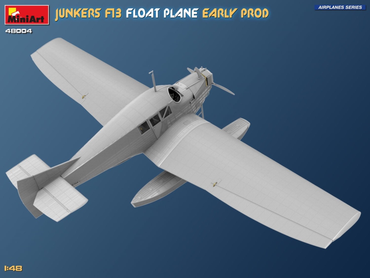 Zdjęcie dodatkowe produktu Junkers F13 Float Plane. Early Prod 1:48 MiniArt 48004