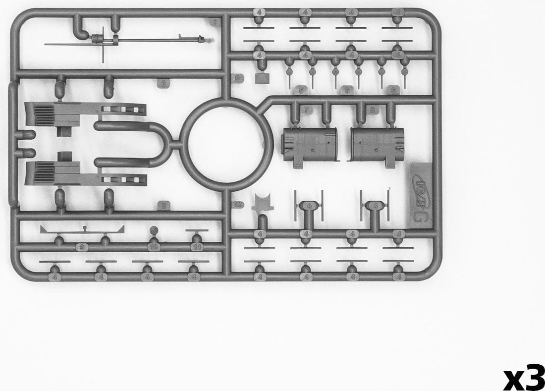 Zdjęcie dodatkowe produktu Kaisers Steel Fist (4 okręty) 1:700 ICM S021