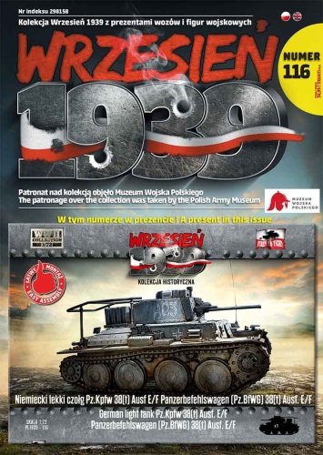 Pz.Kpfw 38(t) Ausf E/F Panzerbefehlswagen 38(t) Ausf. E/F 1:72 First To Fight PL116