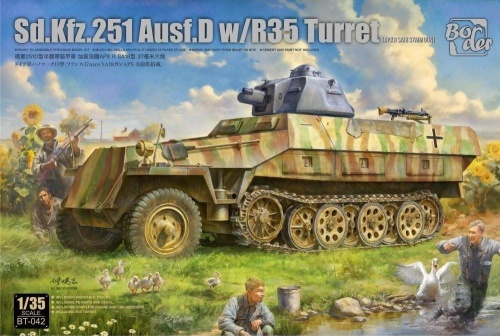 Sd.Kfz.251 Ausf.D w/ R35 Turret 1:35 Border Model BT042