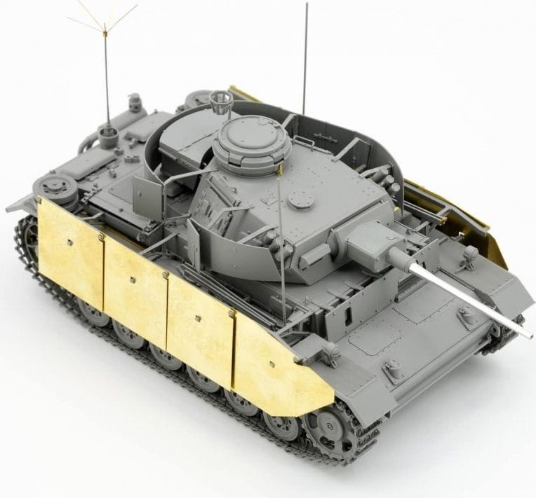 Zdjęcie dodatkowe produktu Pz.Bef.Wg.III Ausf.K 2in1 w/Schurzen 1:35 Border Model BT048