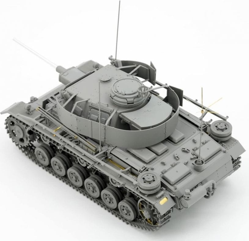 Zdjęcie dodatkowe produktu Pz.Bef.Wg.III Ausf.K 2in1 w/Schurzen 1:35 Border Model BT048