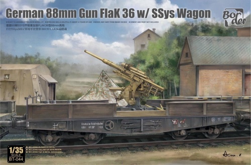 German 88mm Gun Flak 36 1:35 Border Model BT044