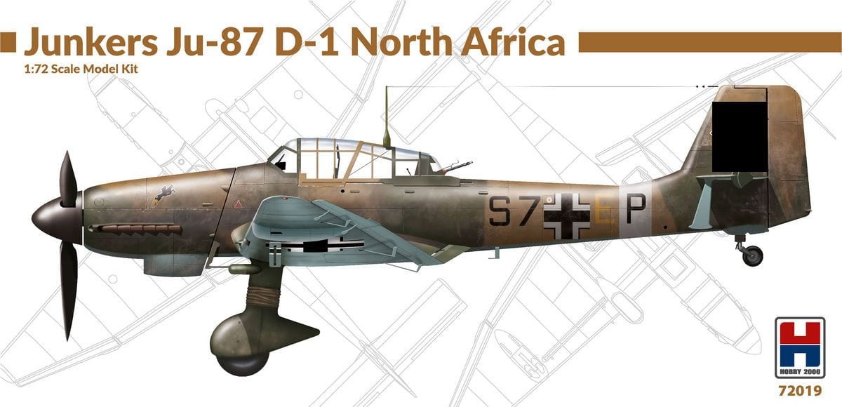 Zdjęcie główne produktu Junkers Ju-87 D-1 North Africa 1:72 Hobby 2000 72019