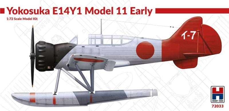 Zdjęcie główne produktu Kugisho E14Y1 Model 11 Early w/Catapult 1:72 Hobby 2000 72033
