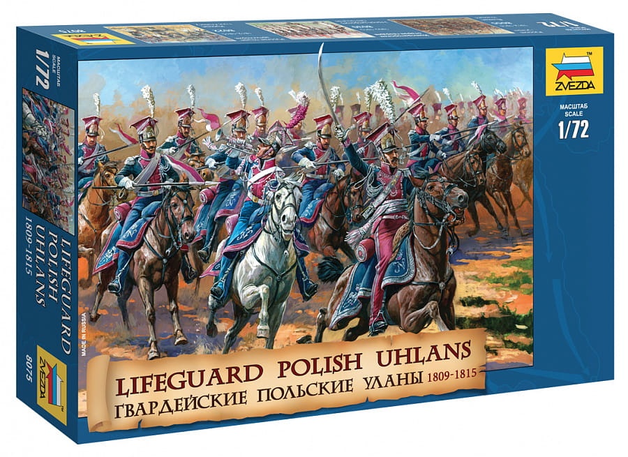 Zdjęcie główne produktu Ułani polscy 1809-1815 1:72 Zvezda 8075