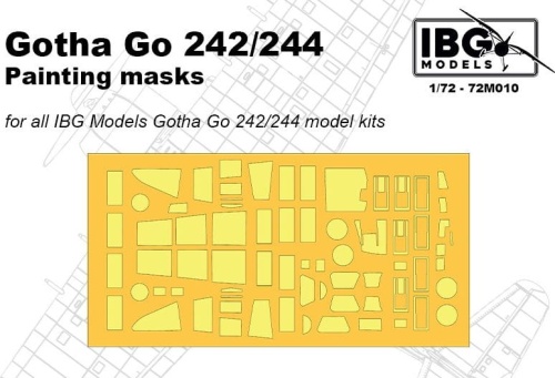 Gotha Go 242/244 Painting Masks for IBG Gotha Go 242/244 1:72 IBG 72M010