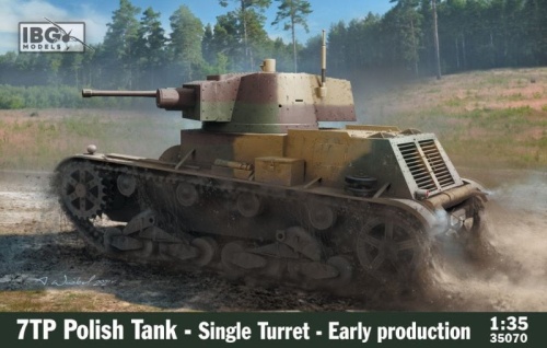 7TP Polish tank, single turret 1:35 IBG 35070