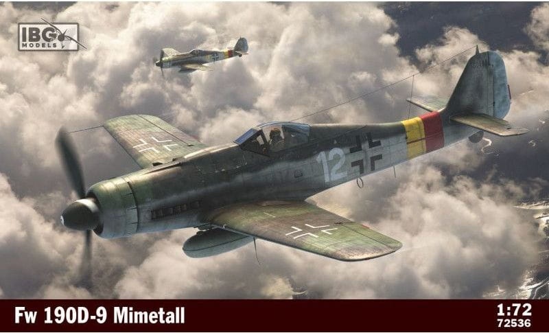 Zdjęcie główne produktu Fw 190 D-9 Mimetall 1:72 IBG 72536