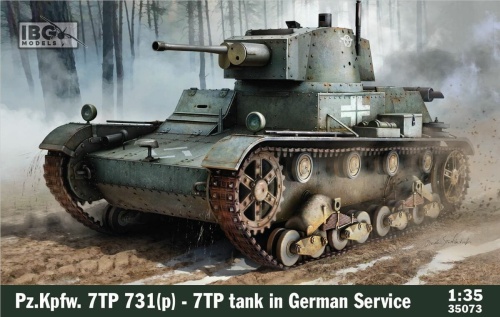 Pz.Kpfw. 7TP 731(p) 7TP Tank in German Service 1:35 IBG 35073