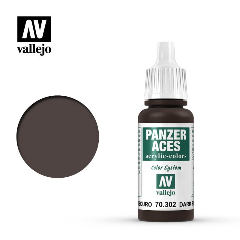 Zdjęcie główne produktu Vallejo 70302 Dark Rust Panzer Aces Farba