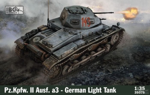 Pz.Kpfw. II Ausf. A3 German Light Tank 1:35 IBG 35078