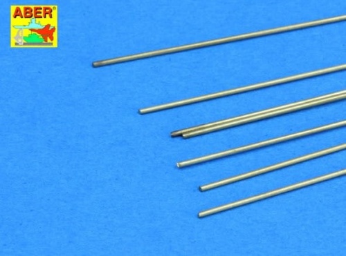Brass rods fi 0,7mm length 245mm x 7 pcs. ABER BR07