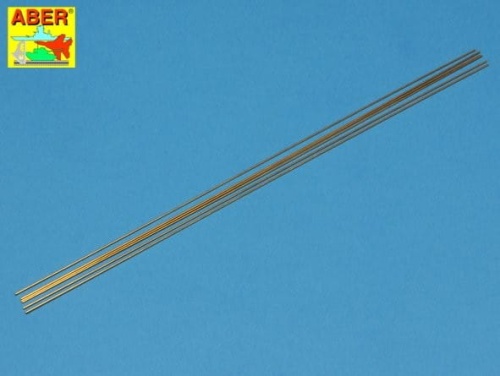 Brass rods fi 0,8mm length 245mm x 6 pcs. ABER BR08