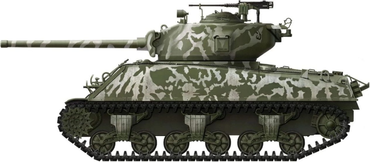Zdjęcie dodatkowe produktu M4A3 (76)W Sherman Amerykański czołg średni 1:35 Meng TS043