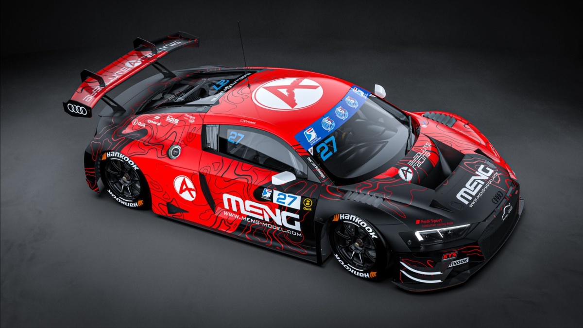 Zdjęcie dodatkowe produktu Audi R8 LMS GT3 EVO II Absolute Racing 1:24 Meng CS009