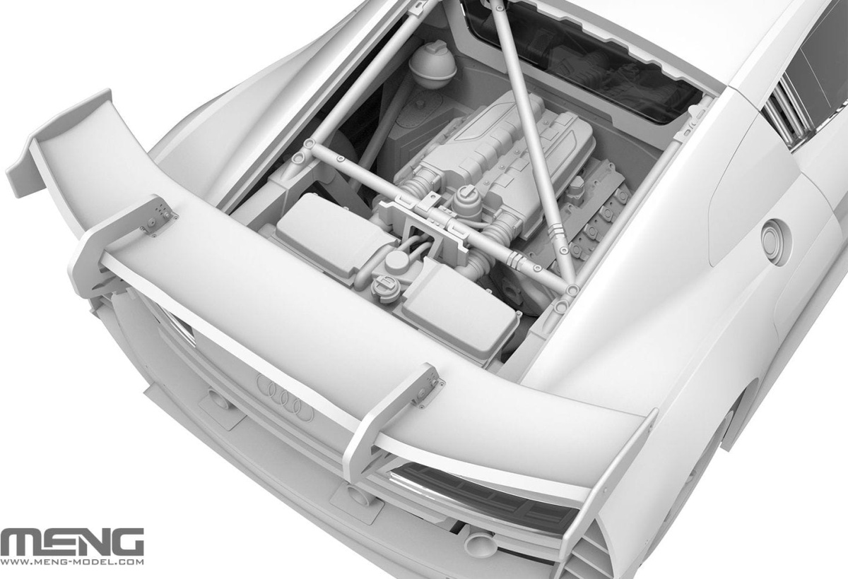 Zdjęcie dodatkowe produktu Audi R8 LMS GT3 EVO II Absolute Racing 1:24 Meng CS009