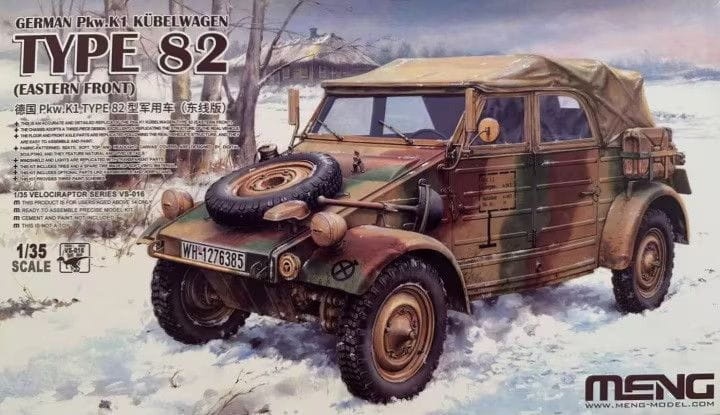 Zdjęcie główne produktu German Pkw.K1 Kubelwagen Type 82 (Eastern Front) 1:35 Meng VS016