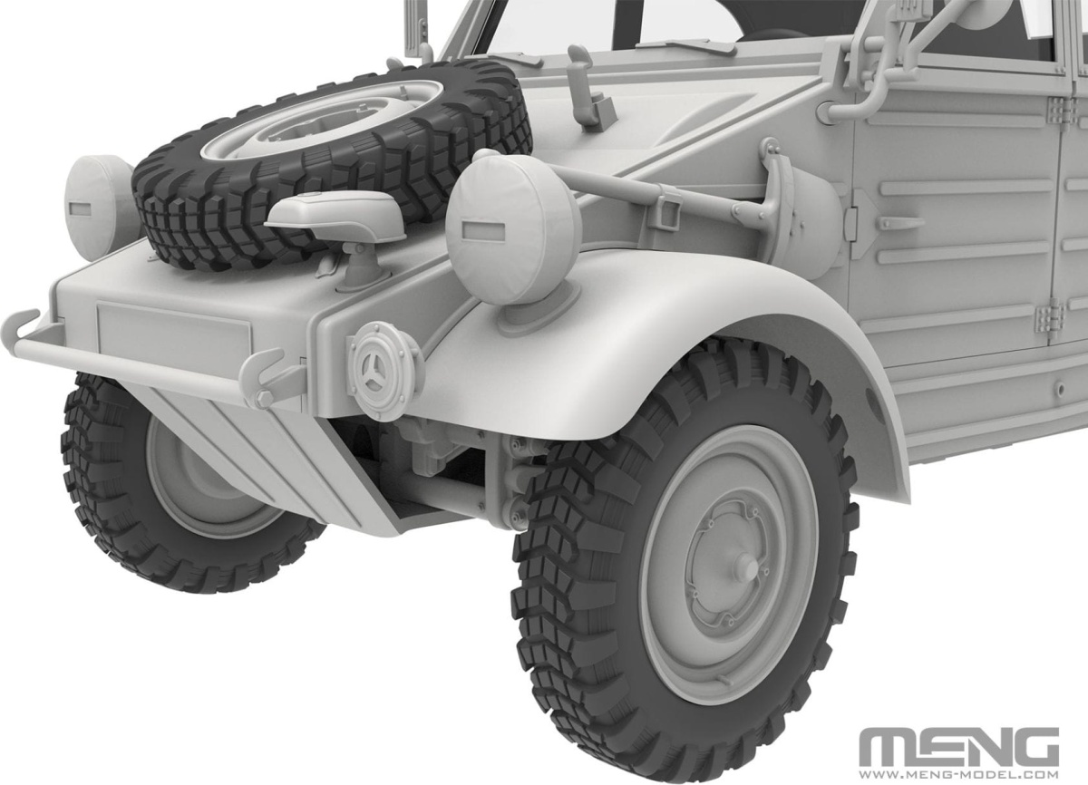 Zdjęcie dodatkowe produktu German Pkw.K1 Kubelwagen Type 82 (Eastern Front) 1:35 Meng VS016
