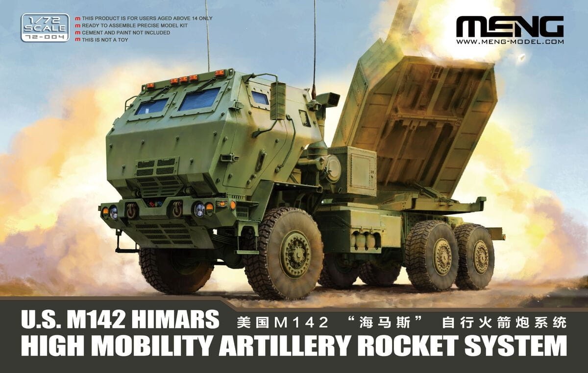 Zdjęcie główne produktu US M142 HIMARS High Mobility Artillery Rocket System 1:72 Meng 72004